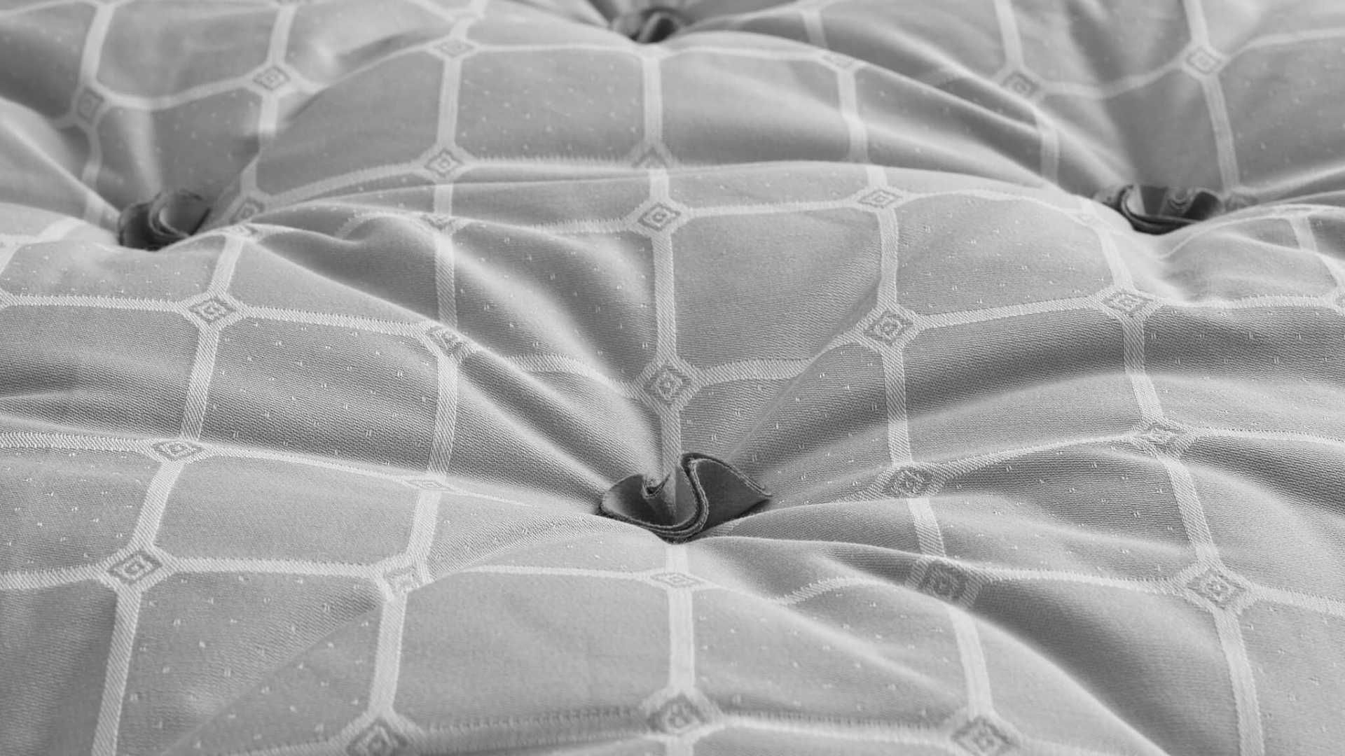 Our Savoir beds trademark Trellis ticking was designed in 1905 by Lady D’Oyly Carte